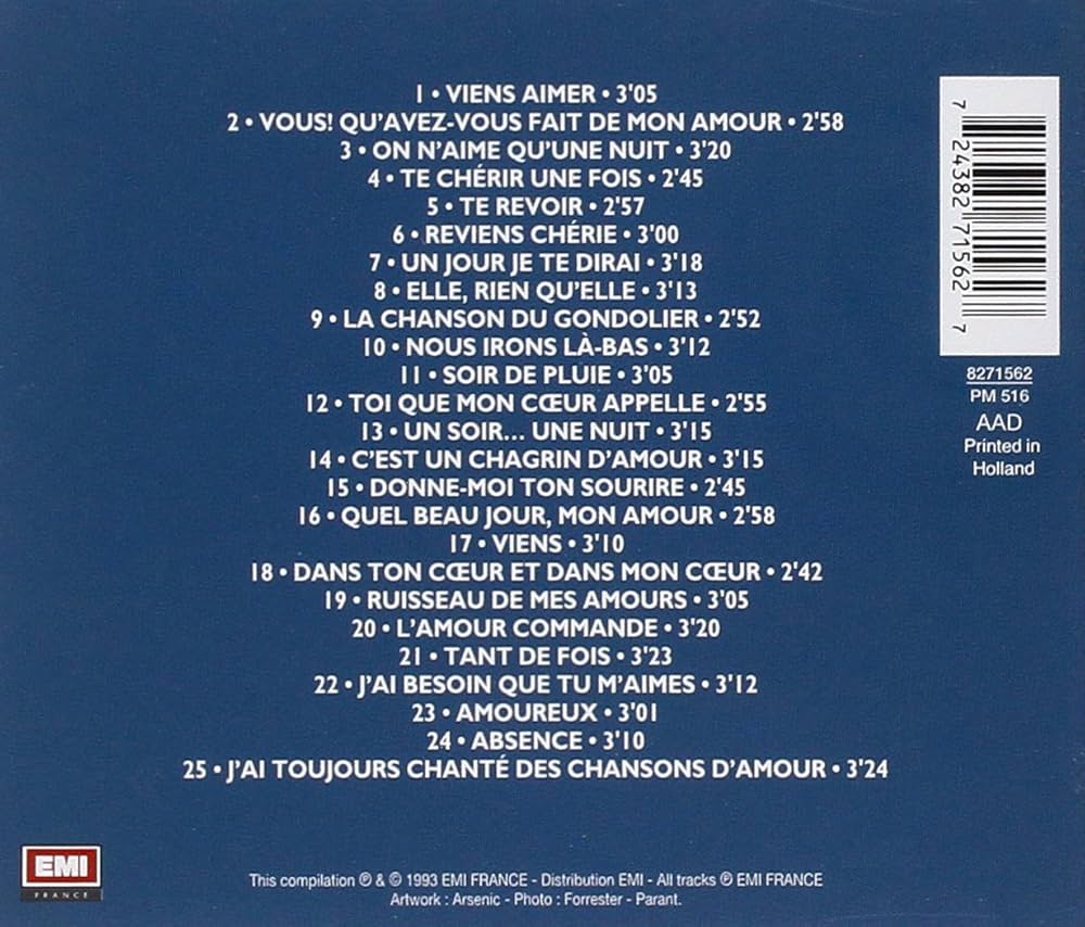 Amazon.co.jp: Chansons D'amour: Music